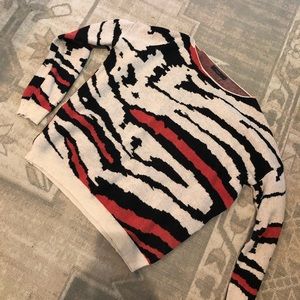 Boutique style tiger striped sweater